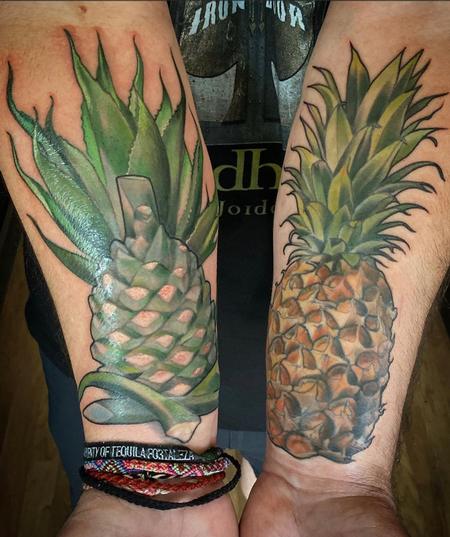 Tattoos - Miss Amanda Agave Pina and Pineapple - 141515